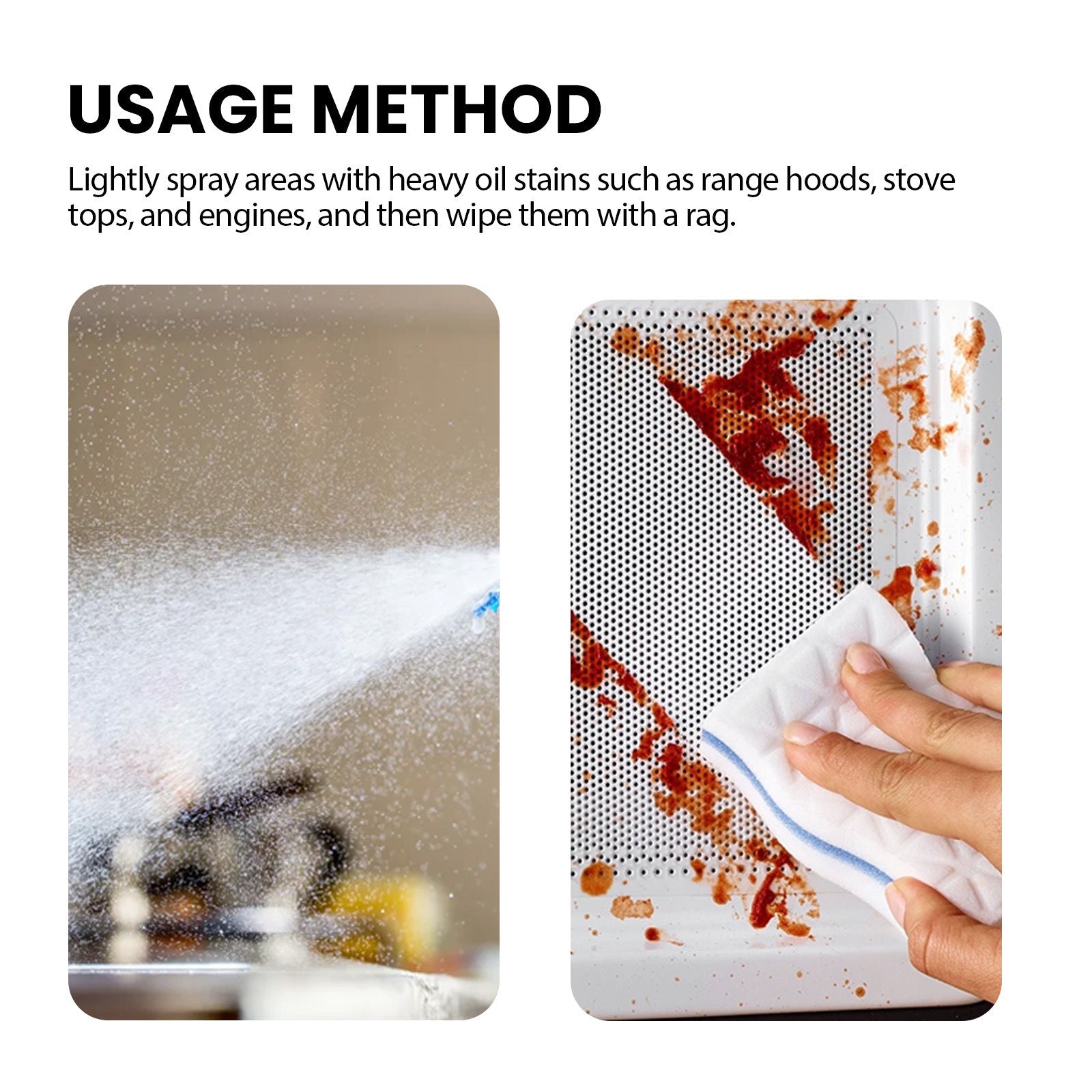 All Purpose Cleaner, Kitchen Range Hood Tile Wall Stubborn Oil Multi-Functional Detergent Detergent - Korvel