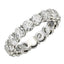 Bague Eternité en Diamant Lab Grown Taille Ronde en Or Blanc 14k