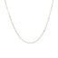 10k White Gold Classic Box Chain - 0.45 mm