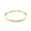 10k Yellow Gold Children's Diamond Cut Florentine Bangle