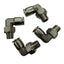 Kit de accesorios de 90 grados SPDZ1 de 1/8 NPT a 1/4 DOT - 4 piezas