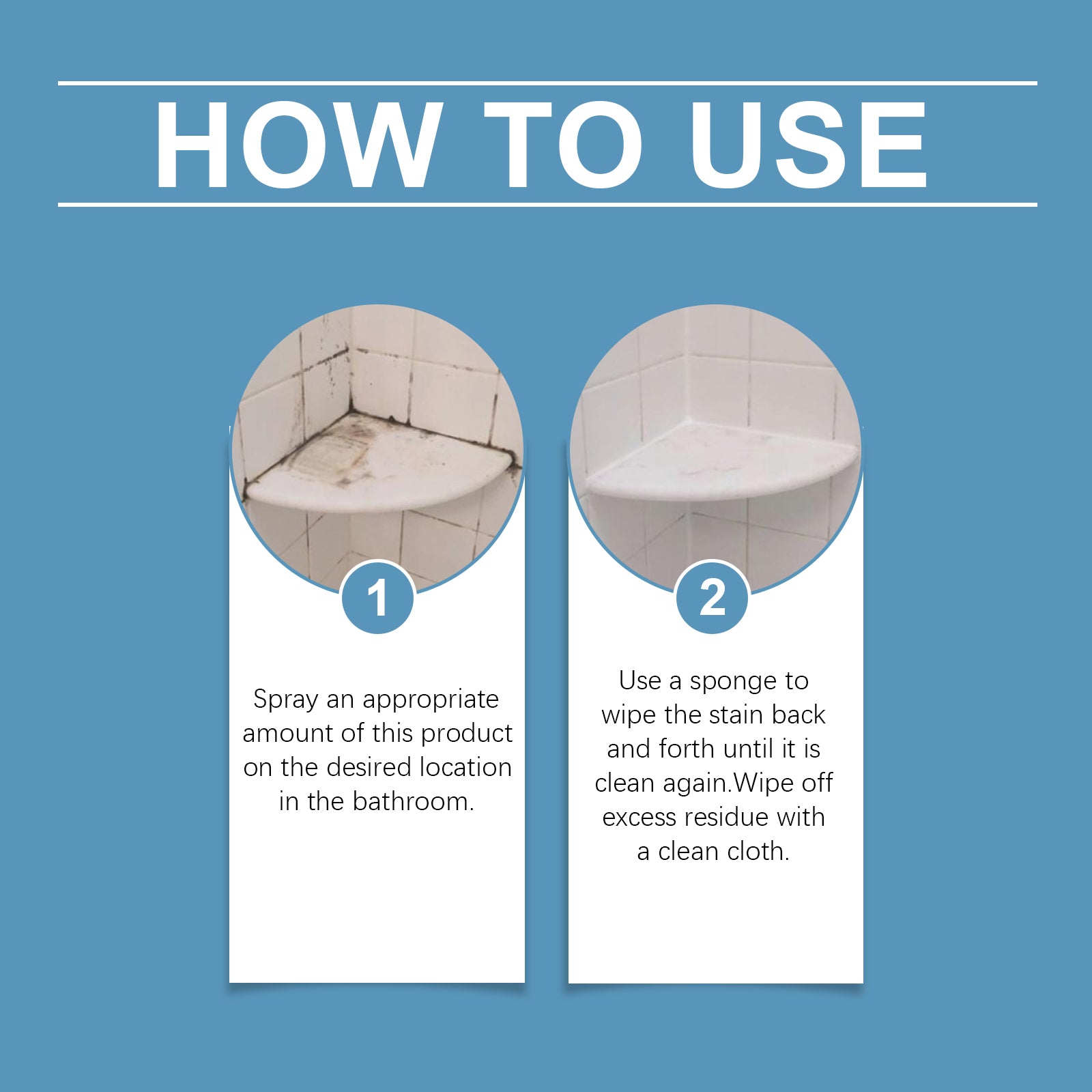 Bathroom Dirt Cleaner Bathroom Toilet Faucet Decontamination Decontamination Clean Multi-Functional Cleaning - Korvel