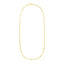 Collar de Cadena Paperclip de Oro Amarillo de 14k y Perlas