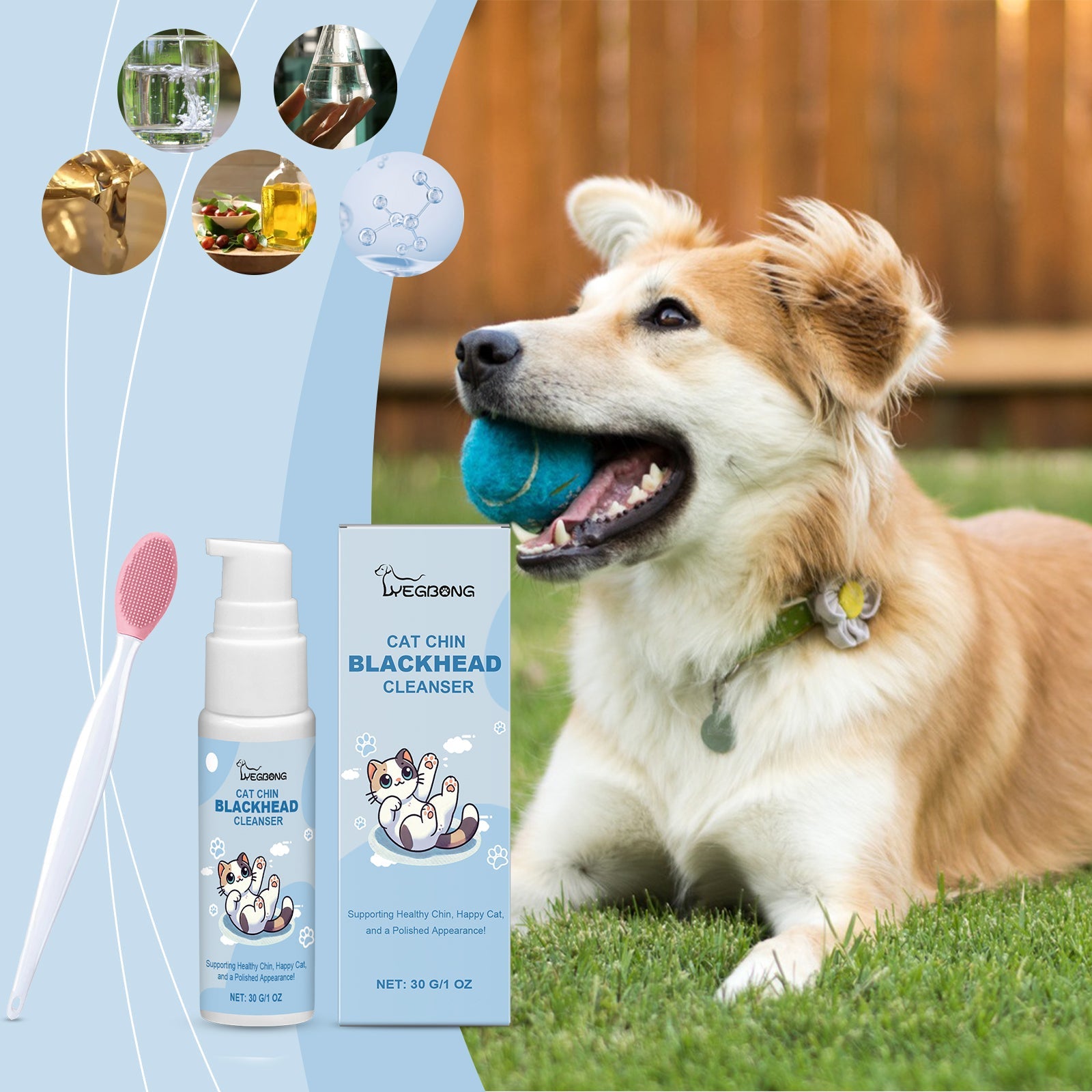Pet Oral Care Set Gentle Cleaning Decontamination Maintenance Cleaning Solution For Cats And Dogs - Korvel