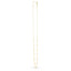 Collar de Perlas de Oro Amarillo de 14k Elegante