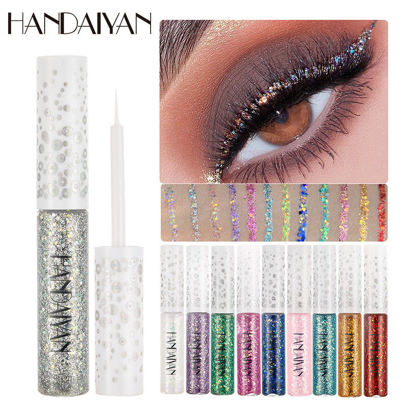 HANDAIYAN Symphony Eyeliner Eye Shadow Dream Shiny Eyeliner Jelly Bright Sequin Eyeliner Eye Shadow - Korvel