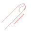 14k Rose Gold Adjustable Box Chain Necklace