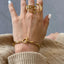 18K Gold-Plated Stainless Steel Chain Bracelet - Korvel