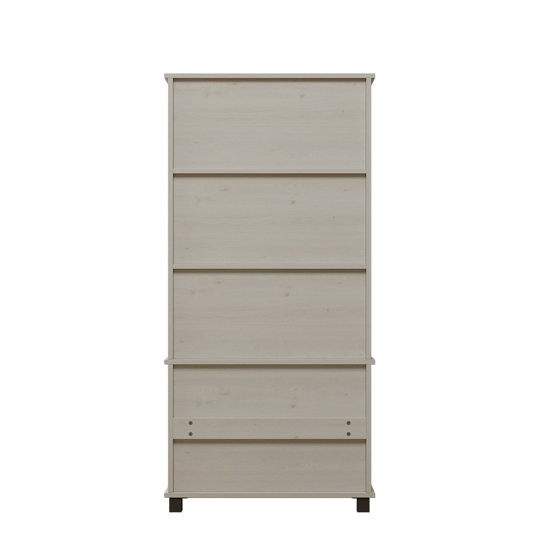 70 inch high kitchen pantry storage cabinet with 2 drawers and 3 shelves, large storage cabinet (antique white) - Korvel