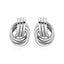 Polished Sterling Silver Love Knot Earrings