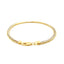 Bracelet en Chaîne de Blé Bicolore en Or 10k