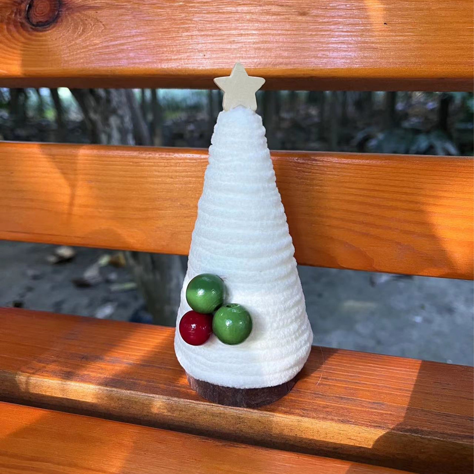 Christmas Mini Christmas Tree Table Shelves Scene Decoration Tray Ornaments - Korvel