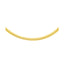 14k Yellow Gold Classic Omega Chain Necklace (4 mm)