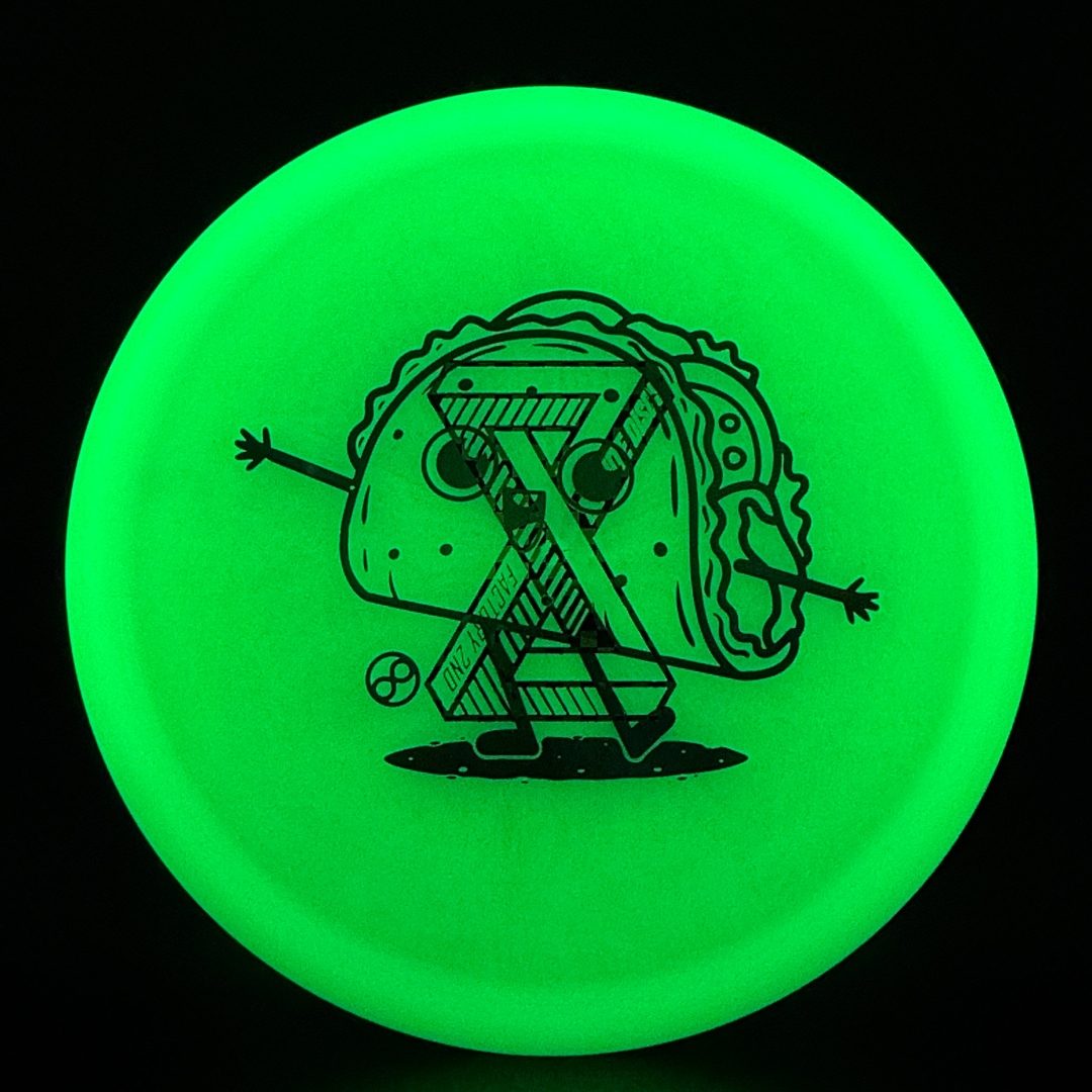 Glow C-Blend Centurion - X-Out Taco Disc Golf Driver