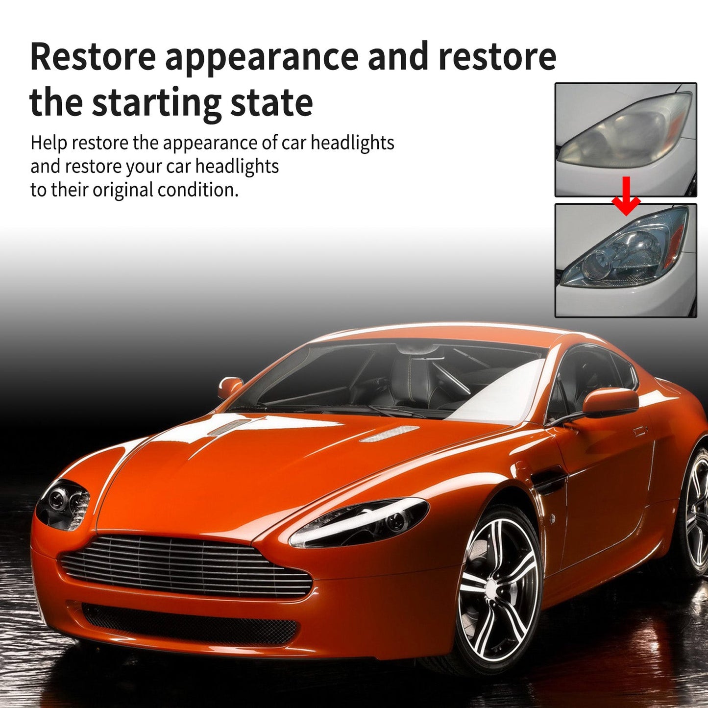 Pâte de polissage de phare premium pour l'entretien automobile