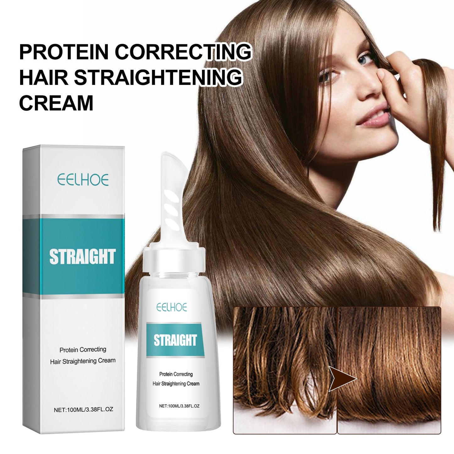 Crema Alisadora Nutritiva para Cabello Suave y Brillante