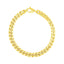 Bracelet en maillons cubains en or jaune 14K