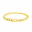 Bracelet en maillons cubains en or jaune 14K
