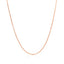 14k Rose Gold Diamond Cut Cable Link Chain - 1.1mm