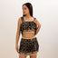 Cyberpunk nightclub style sexy slim fit backpack skirt Body Chain - Korvel