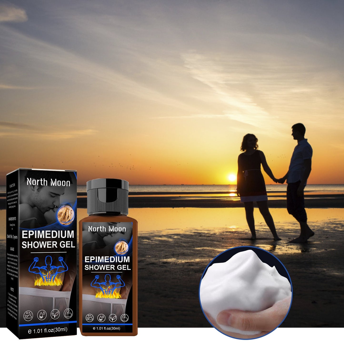 Gel Douche Epimedium - Gel Douche Rafraîchissant pour un Usage Quotidien