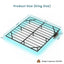 Floating Bed Frame King Size with LED Lights ＆ charging station, Metal Platform Queen Bed, 79.9'' L x 76.2'' W x 7.9'' H. - Korvel
