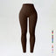 Threaded autumn and winter yoga pants seamless fitness pants high waisted sports yoga clothes leggings - Korvel