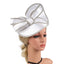 Hemp top hat black white diamond headband - Korvel