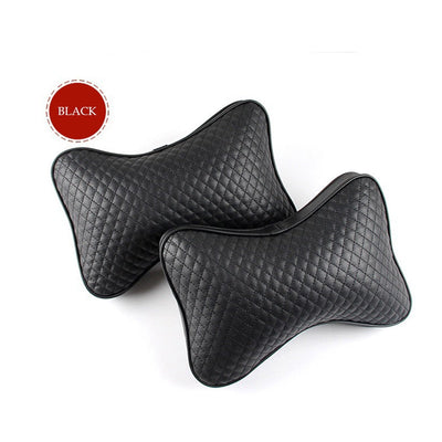Luxury Linen Car Headrest Pillow - Unisex Neck Rest Cushion