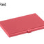 Creative business card case stainless steel Aluminum Holder Metal Box Cover Credit Men business card holder card metal Wallet - Korvel