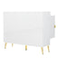 U-Can shoe cabinet with door, 11 layers with adjustable shelves, modern wooden shoe cabinet (PVC surface) - Korvel