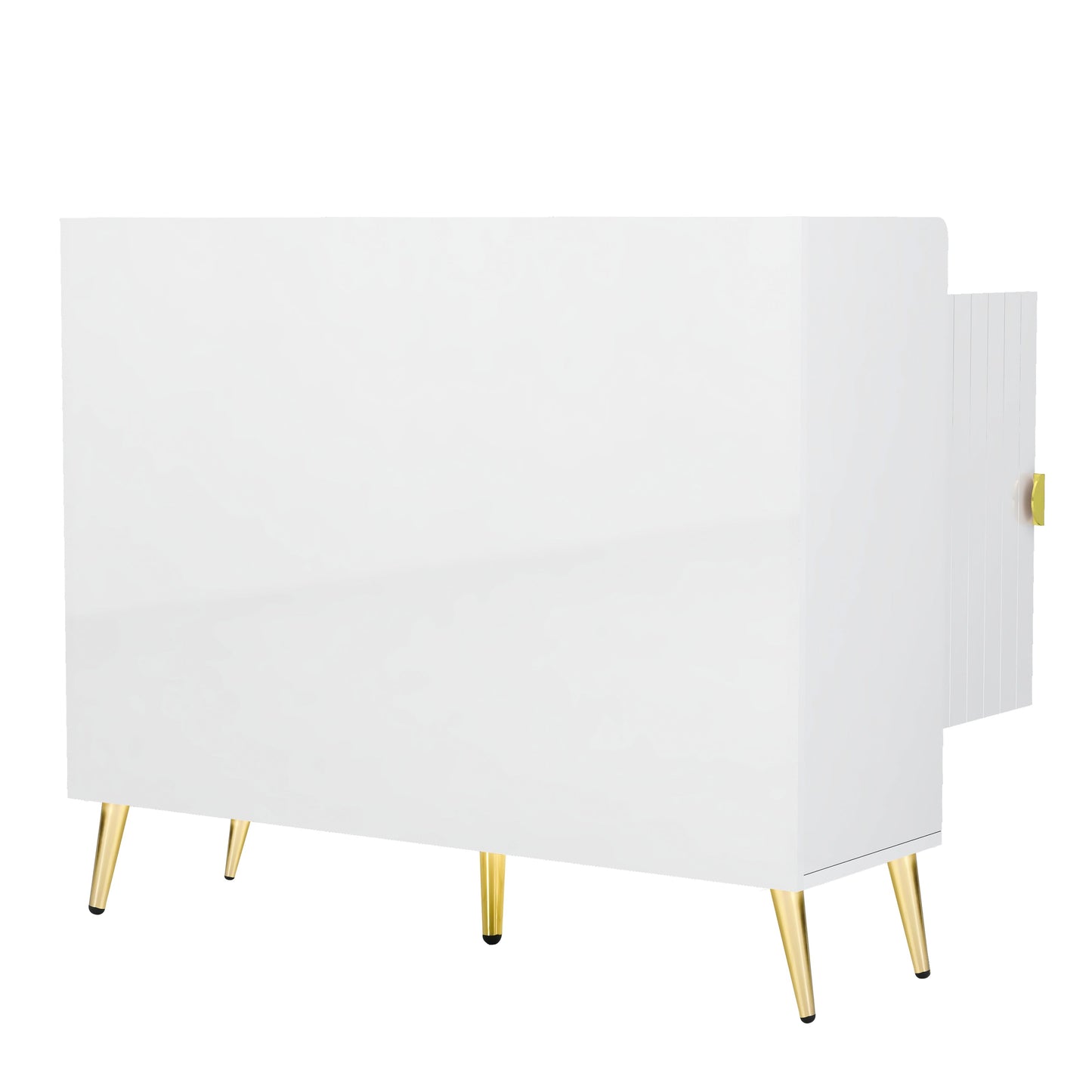 U-Can shoe cabinet with door, 11 layers with adjustable shelves, modern wooden shoe cabinet (PVC surface) - Korvel