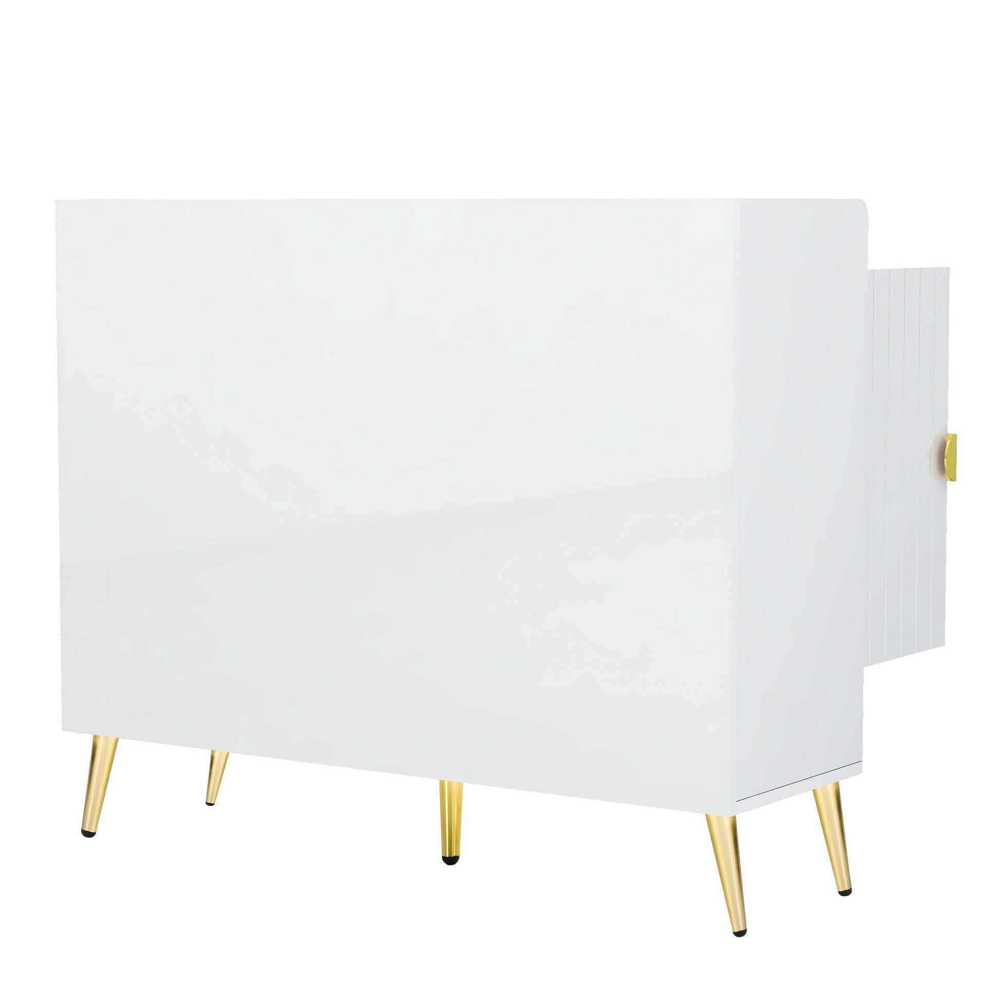U-Can shoe cabinet with door, 11 layers with adjustable shelves, modern wooden shoe cabinet (PVC surface) - Korvel