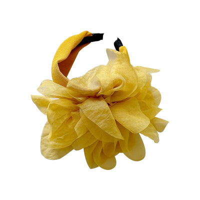 Fashion fabric oversized colorful flower fashion headband - Korvel
