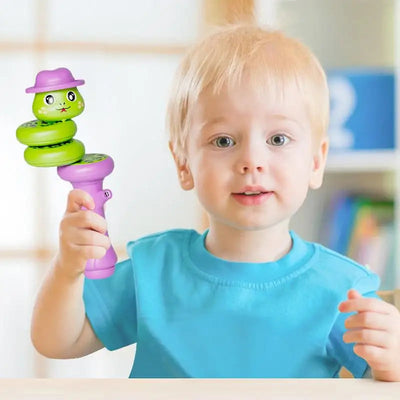 Cartoon Snake-Shaped Whistle Twisting Snake Rotating Duck Dragon Decompression Swinging Force Control Balance Toy - Korvel