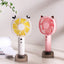 Cute Handheld Mini Fan Desktop Small Fan USB Charging Easy To Carry Fan Mute Small Fan - Korvel