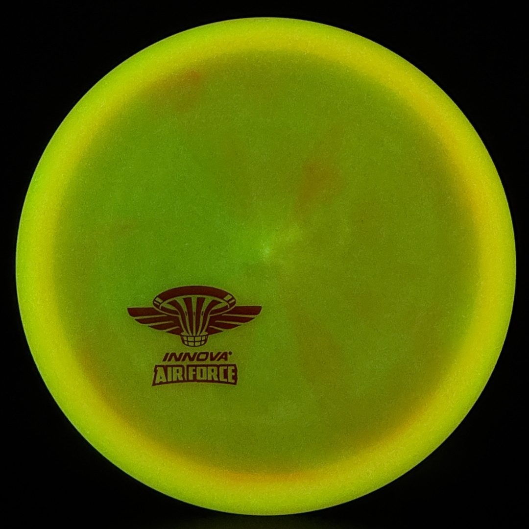 Color Glow Champion Eagle - Disco de Golf Driver con Sello de la Fuerza Aérea