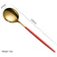 Premium Stainless Steel Cutlery Set with Gold Spray Finish