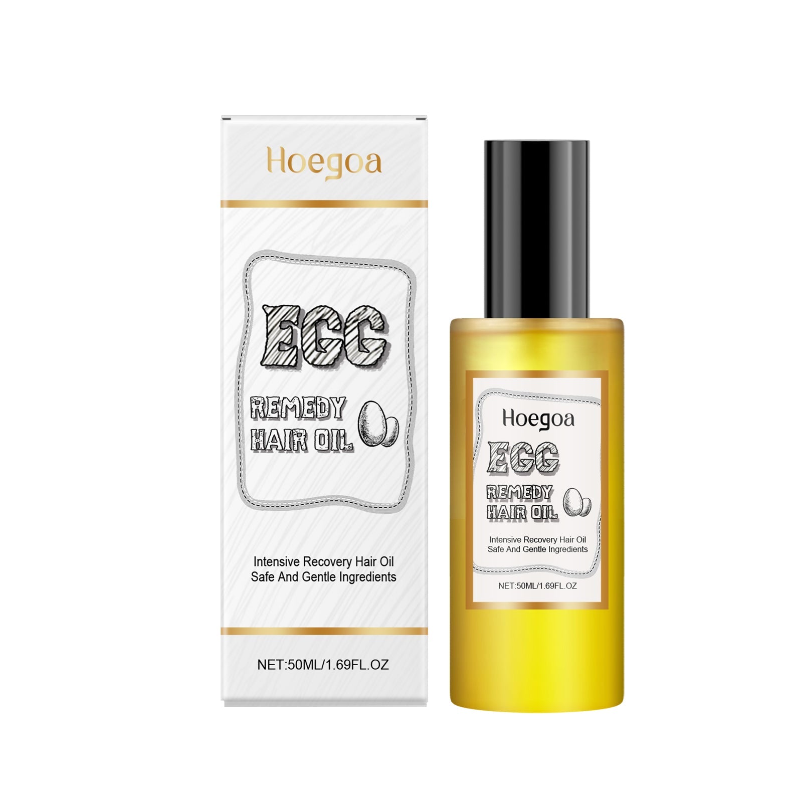 Egg Hair Care Essential Oil Nourishes And Improves Dry Hair, Smoothing Hair And Hydrating Hair Care Essential Oil - Korvel