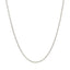 14k White Gold Round Cable Link Chain - 1.9mm