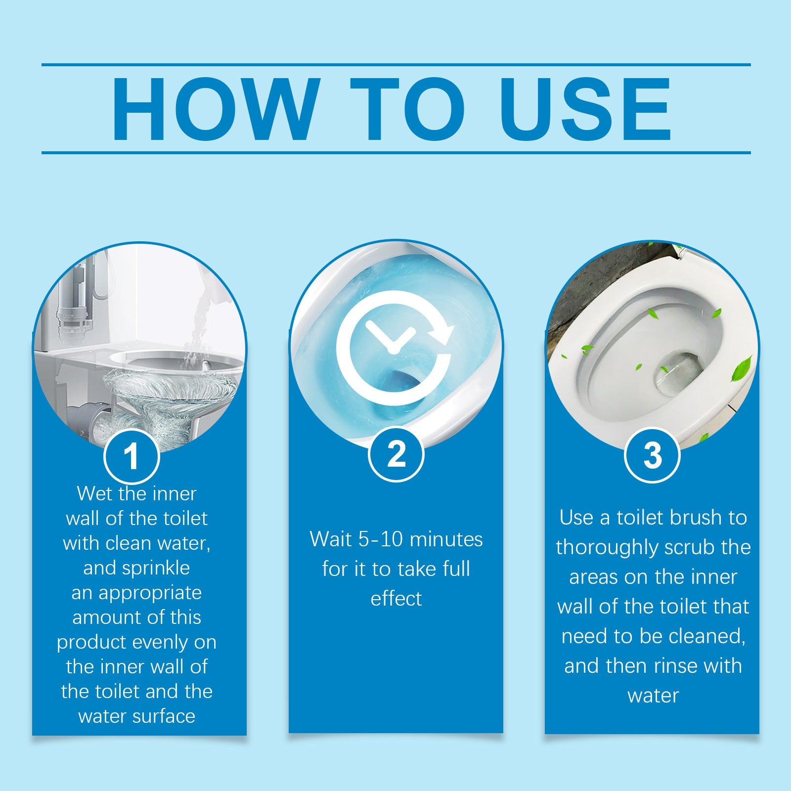 Splash Foam Toilet Cleaner Toilet Seat Cleaner Decontamination Decontamination Deodorant Toilet Cleaner - Korvel