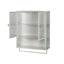 Modern Two-Door Wall Cabinet with Glass Doors