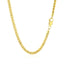 14k Yellow Gold Diamond Cut Round Franco Chain - 3.1mm