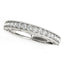 14k White Gold Antique Prong Set Diamond Engagement Ring