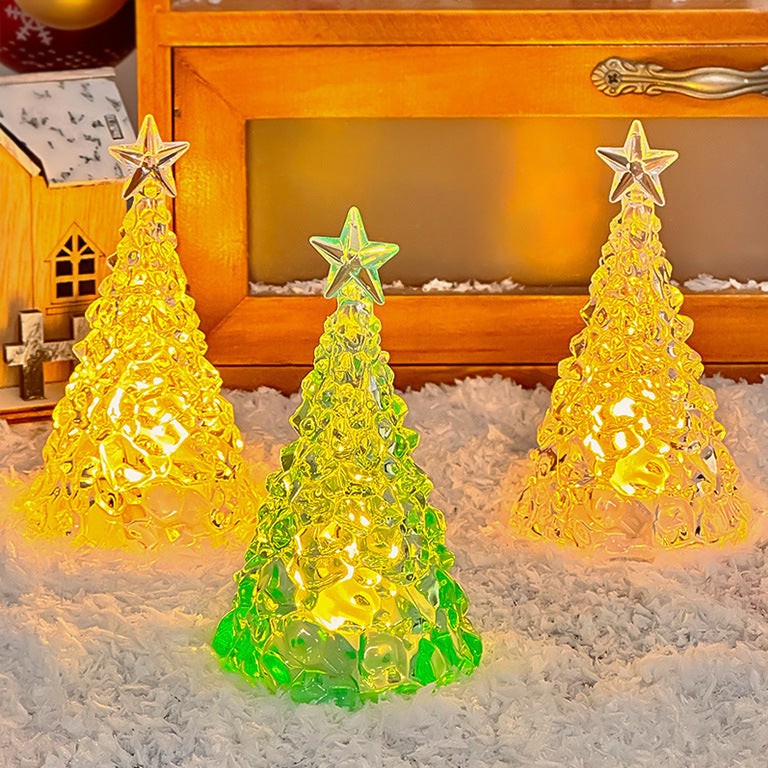 Christmas Star LED Night Light - Festive Desktop Ornament