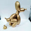 Elegant Gold Balloon Dog Sculpture