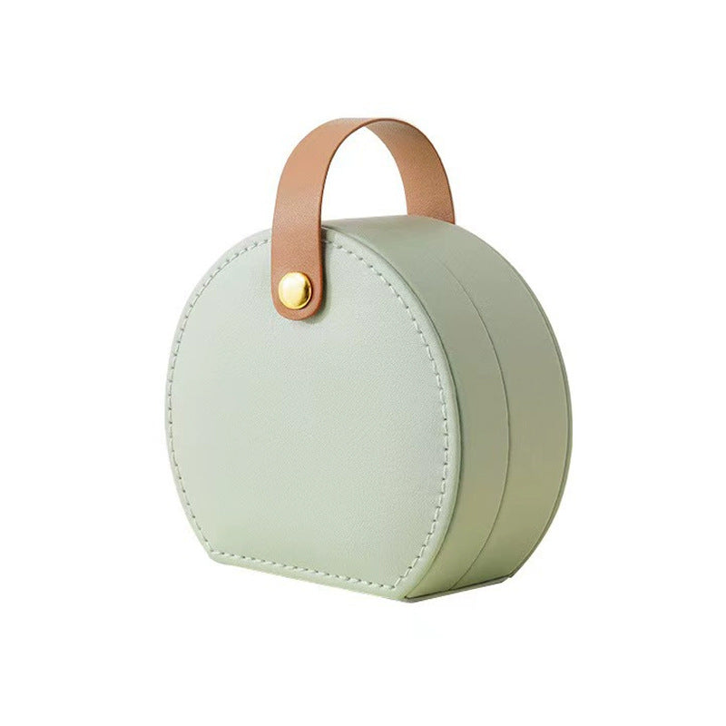 Customized pattern PU jewelry box for high-end travel rings necklaces and accessories - Korvel