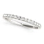 Anillo de Boda de Diamante Atemporal en Oro Blanco de 14k