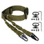 New Ordinary Two-Point Tactical Gun Rope CS Nylon Tactical Shoulder Belt Cross Body Nylon Gun Belt Set - Korvel