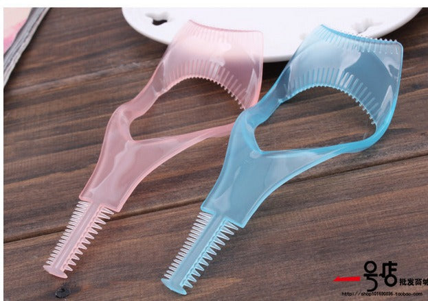 Three in one three-dimensional eyelash card transparent plastic eyelash card eyelash helper - Korvel